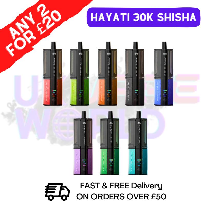 Shop Hayati 30K Shisha Pro Ultra Plus 30000 Puff Pod Kit - UK Vape World