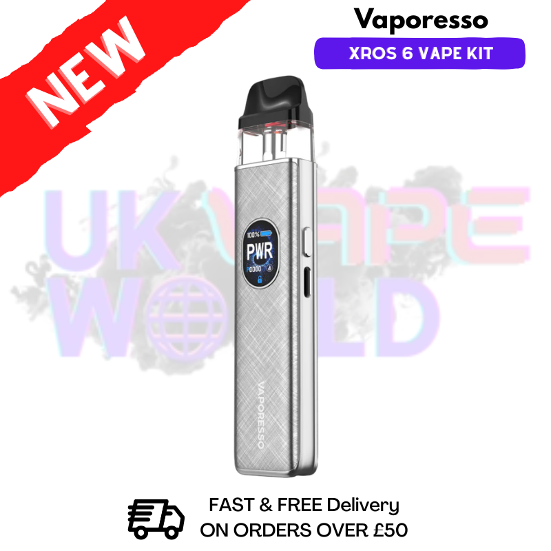 Silk Gray Vaporesso Xros 6 Vape Kit - £19.99 - ukvapeworld