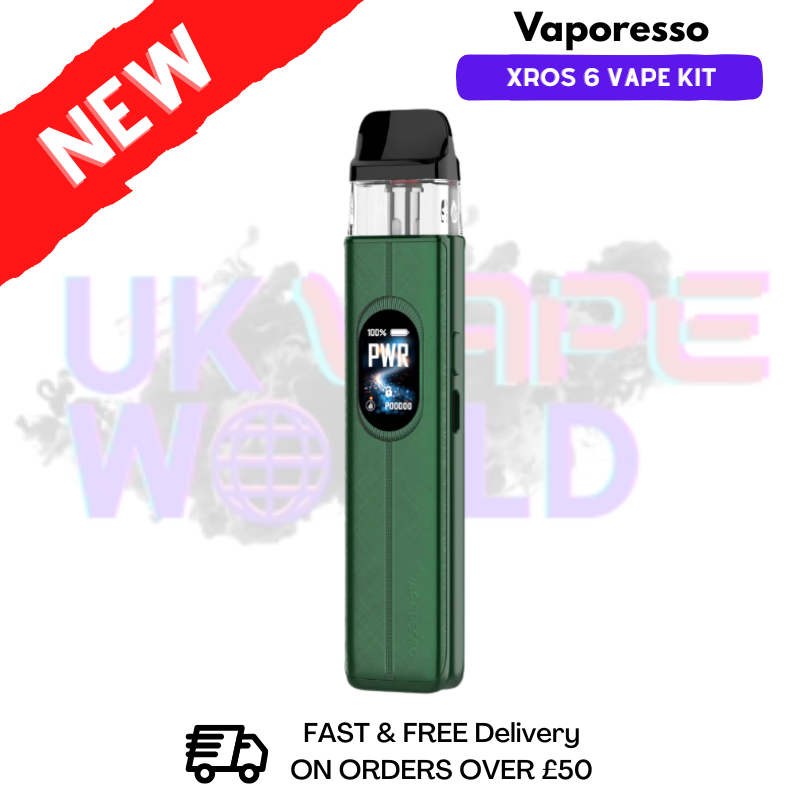 Silk Green Vaporesso Xros 6 Vape Kit - £19.99 - ukvapeworld