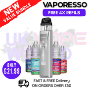 Shop Silver Vaporesso Xros Pro Pod Kit | FREE 4X REFILS | £21.99 - UK Vape World