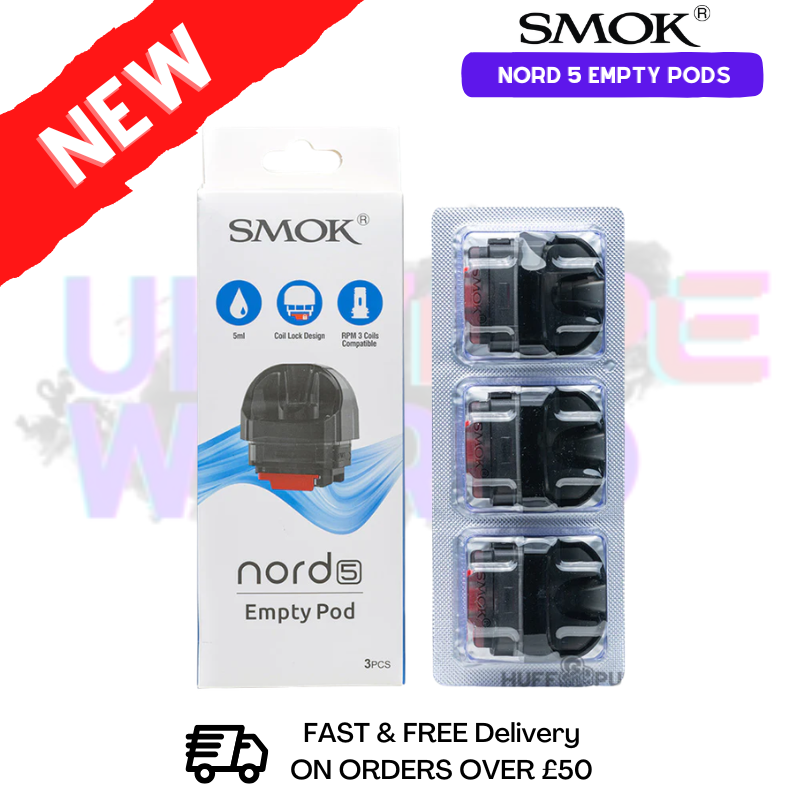 Smok Nord 5 Empty Replacement Pod - £6.99 - ukvapeworld