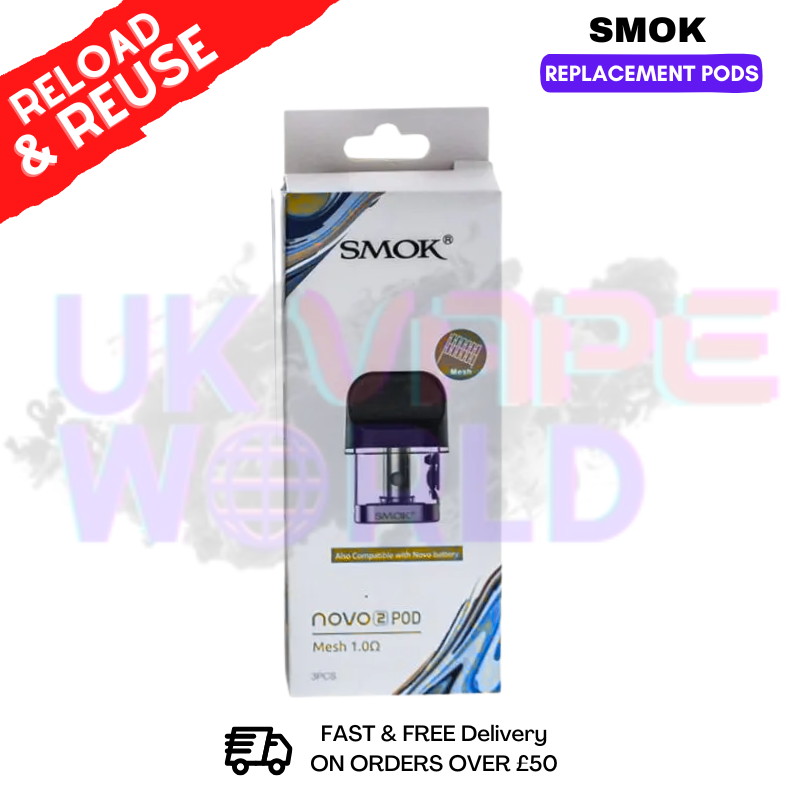 Smok Novo 2 Replacement Pods Pack Of 3