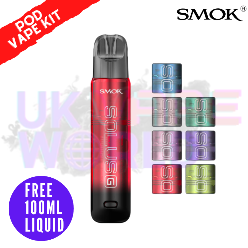 Smok Solus G Pod Vape Kit + Free 100ML Liquid