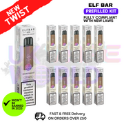 Elf Bar Snow Tobacco Flavour Box of 10 Elf Bar Snow Tobacco Flavour Box of 10