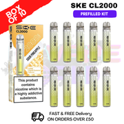 Sour Pineapple SKE CL2000 Kits Box Of 10 - £39.99 - ukvapeworld