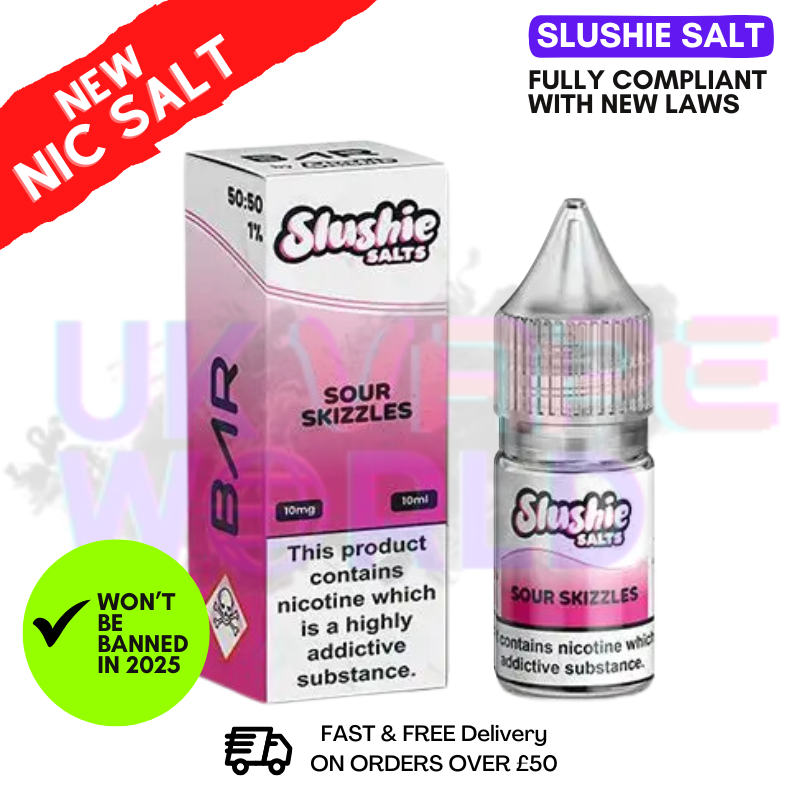 Slushie Salts Sour Skizzles E Liquid - ANY 5 FOR £10