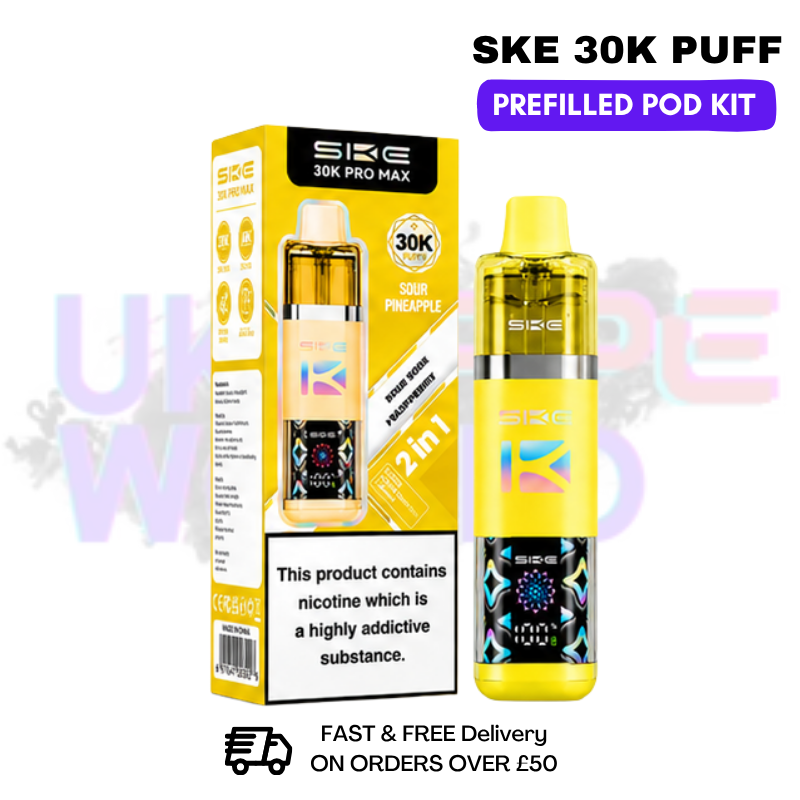 Sour Pineapple SKE 30K Prefilled Kit - Any 2 For £20 - UK Vapeworld