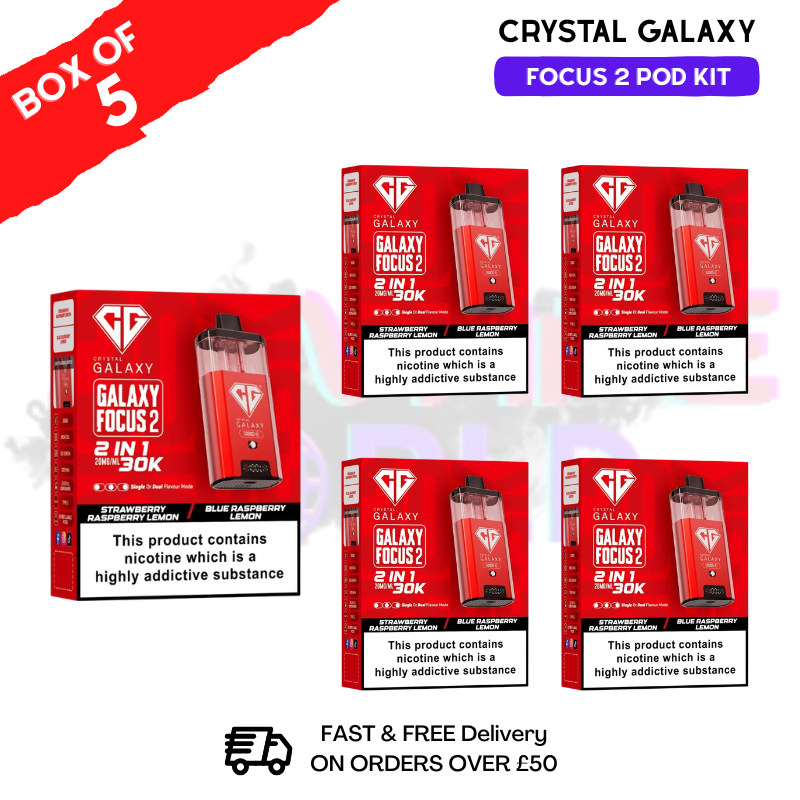 St Raspberry Lemon Crystal Galaxy 30K Kits Box Of 5