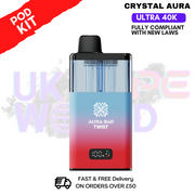 shop Strawberry Burst Crystal AURA 40K Puff Pod Kit - ukvapeworld