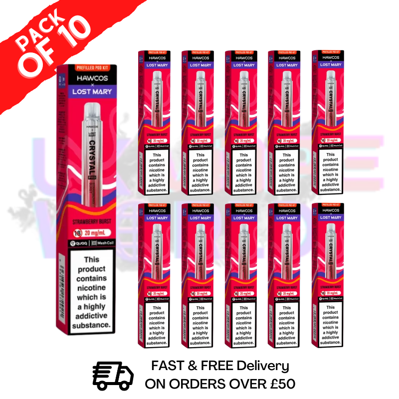 Lost Mary X Hawcos Vape Kits Box Of 10 Lost Mary X Hawcos Vape Kits Box Of 10