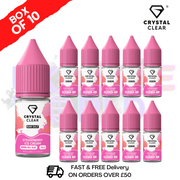 Strawberry ICE Cream Crystal Clear Nic Salt Box Of 10 - Only £17.99 - ukvapeworld