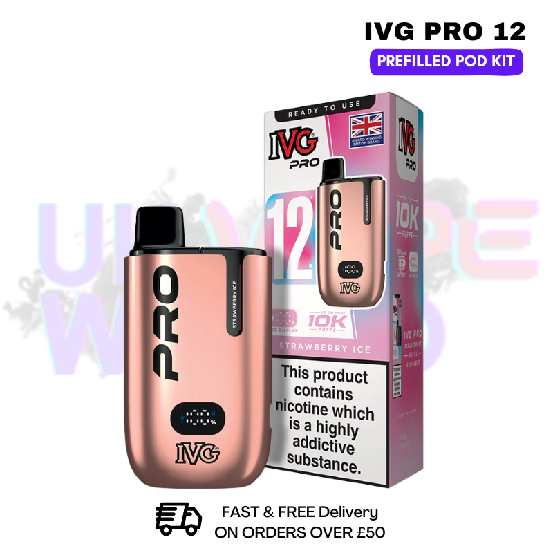 Strawberry ICE IVG Pro12 Prefilled Pod Kit