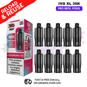 Strawberry ICE IVG XL 35K Replacement Pods Box Of 10 - ukvapeworld