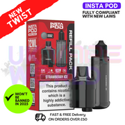 Strawberry ICE Insta Pod Refil Pack (2ML POD + 10ML BOTTLE)