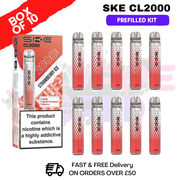 Strawberry ICE SKE CL2000 Kits Box Of 10 - £39.99 - ukvapeworld