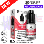 Shop Strawberry Ice Juice Bar Nic Salt 10ML eLiquid Only £1.99 - UK Vape World