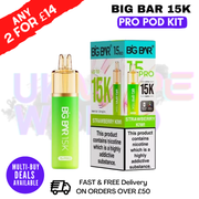 Strawberry Kiwi Big Bar 15K Prefilled Pod Kit - £7.89 - ukvapeworld