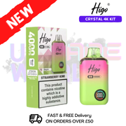 Strawberry Kiwi Crystal Higo 4000 Puff Prefilled Pod Kit - £9.95 - ukvapeworld