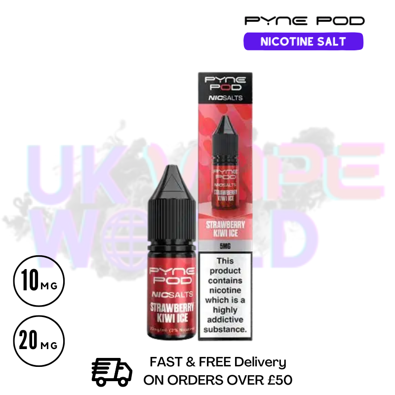 Pyne Pod Strawberry Kiwi Nic Salt - Only £1.99 (PC) - ukvapeworld