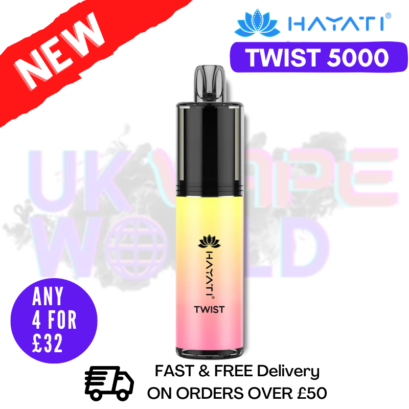 Strawberry Lemonade Hayati Twist 5000 Puff 5K Disposable Kit