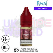 Strawberry Pom RandM Tornado 7000 Nic Salt 10ML eLiquid - ukvapeworld