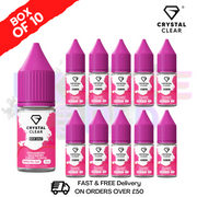 Strawberry Raspberry Cherry Fusion Crystal Clear Nic Salt Box Of 10 - Only £17.99 - ukvapeworld