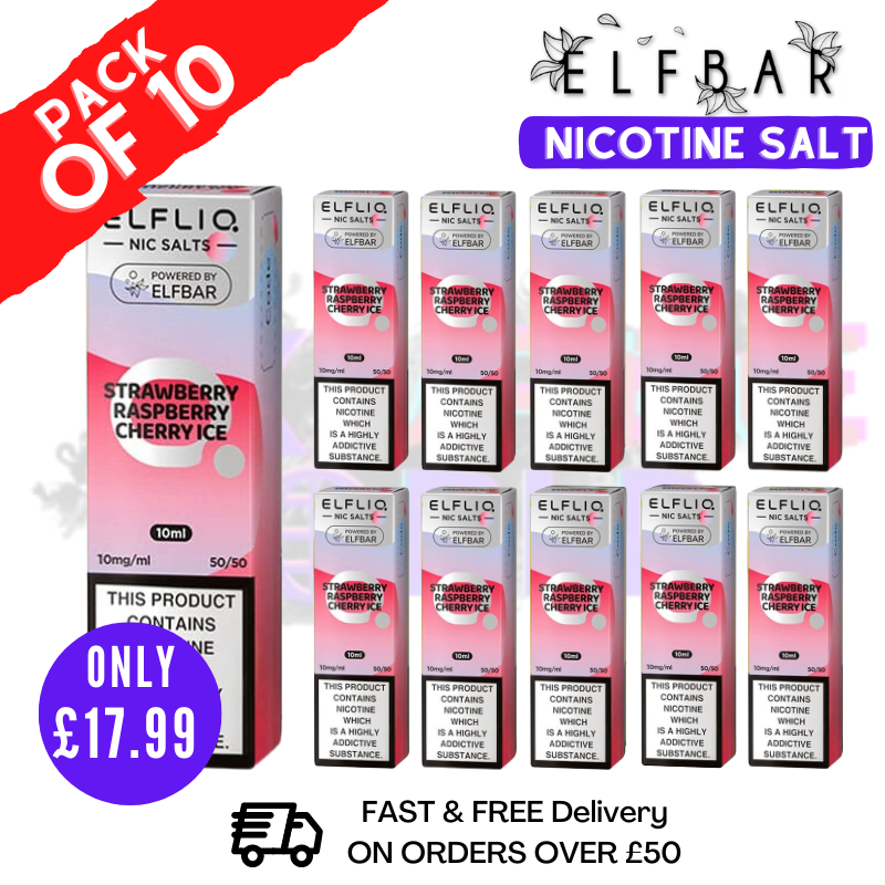 ElfLiq Nic Salt Box of 10 | Pack Of Ten for £17.99