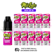 Straw Rasp Cherry Ice MixLabs Nic Salt BOX OF 10 - £17.99 - ukvapeworld