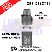 Shop Straw Rasp Cherry SKE CL6000 Replacement Prefilled Pod - UK Vape World