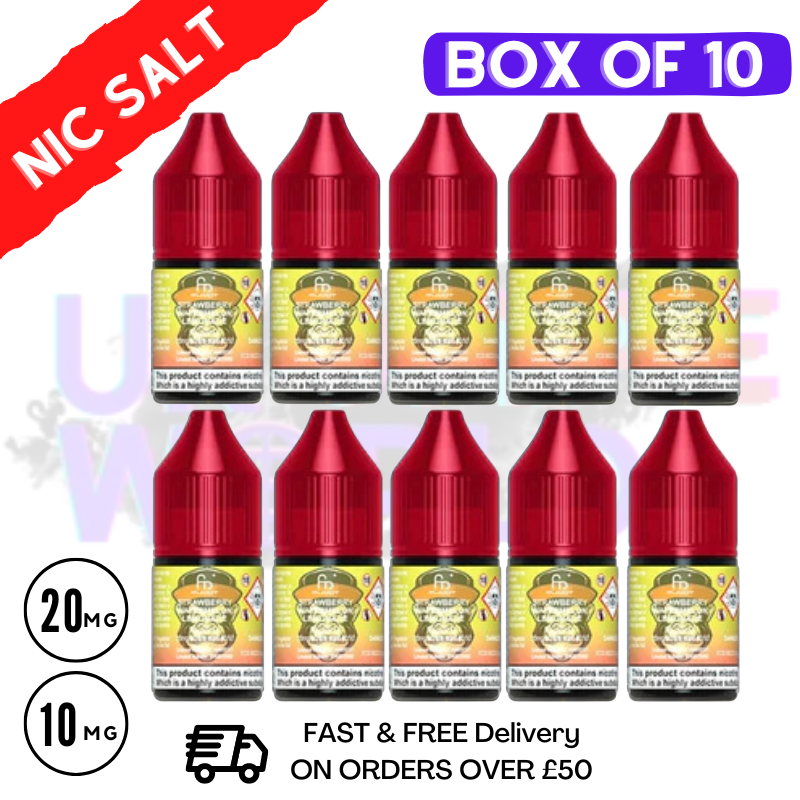Shop Strawberry Watermelon Lemonade RandM Tornado 7000 Nic Salt BOX OF 10 - UK Vape WORLD