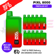 Strawberry Watermelon pixl 8000 Kits Box Of 10 - ukvapeworld