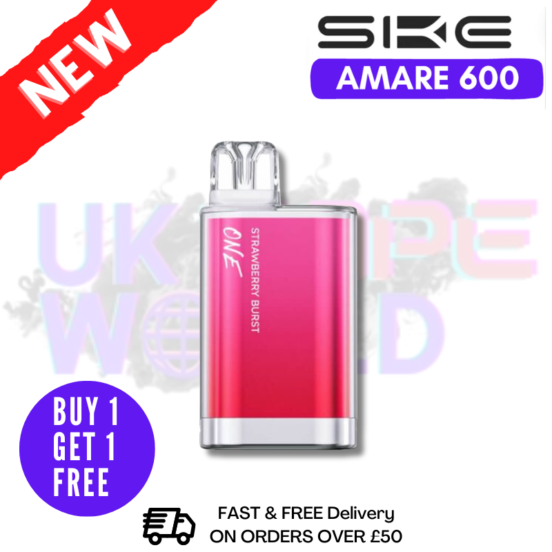 SKE Amare Crystal One Strawberry Burst Disposable