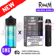 Strawberry Donut RandM 30K Puff Zero Nicotine Vape Kit - UK Vapeworld