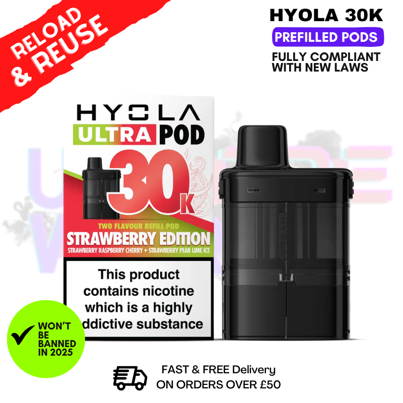 Strawberry Edition Hyola 30K Replacement Pods
