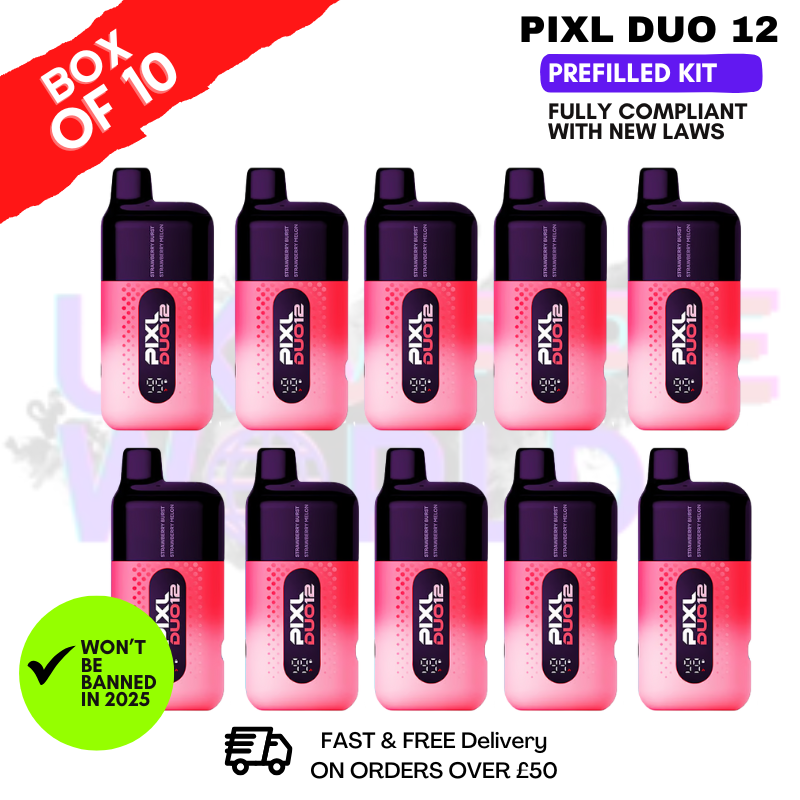 Strawberry Edition Pixl Duo 12 Pod Kit Box Of 10 - ONLY £71.99