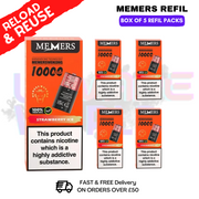 shop Strawberry ICE Memers V10000 Replacement Pods Box of 5 - ukvapeworld