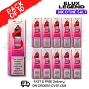 Strawberry Ice Cream Elux Legend Nic Salt BOX OF 10 - UK Vape World