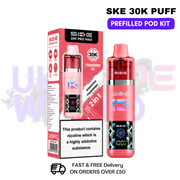 Strawberry ICE SKE 30K Prefilled Kit - Any 2 For £20 - UK Vapeworld