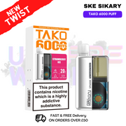 Shop Strawberry ICE SKE SIKARY 6000 PUFF 6K Prefilled Kit - UK Vape World