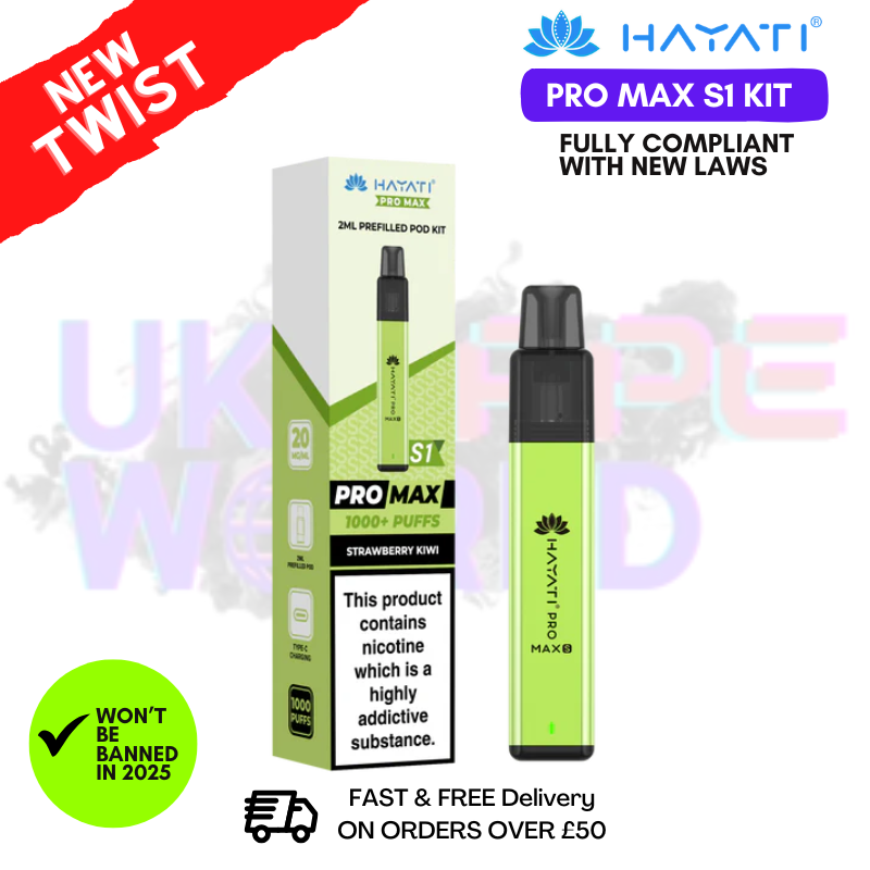 Strawberry Kiwi Hayati S1 Pro Max Kit - £3.99 - UK Vapeworld