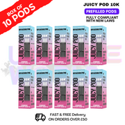 Shop Straw Ras Cherry ICE Juicy Pod 10K Prefilled Pods Box Of 10 