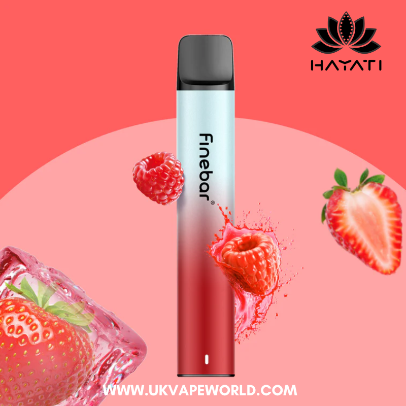 Strawberry Raspberry Ice Hayati Finebar Prefilled Pod Kit - 5 For £15