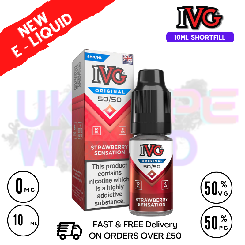 IVG Original 50:50 Eliquid Box Of 10 - ONLY 16.99
