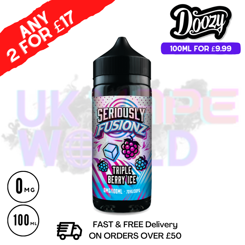triple berry ice vape juice Triple Berry ICE Doozy eJuice Shortfill 100ML