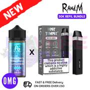 Strawberry Watermelon Lemonade RandM 30K Puff Zero Nicotine Vape Kit - UK Vapeworld
