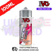 Strawberry Watermelon IVG Shortfill Juice 100ML Eliquid combo of strawberry and watermelon creates an irresistible flavor that provides an ideal burst of juicy sweetness - UK Vape World