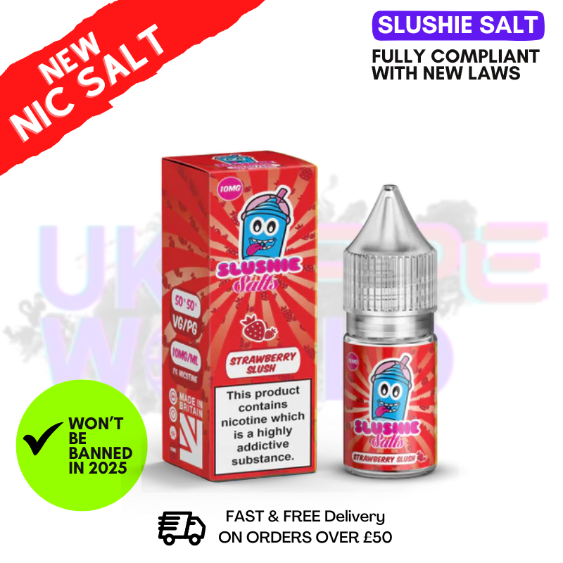 Shop Slushie Salts Strawberry Slush E Liquid - UK Vape World