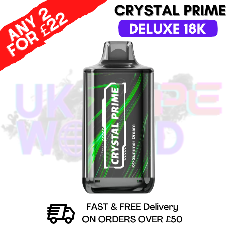 Shop Summer Dream  Crystal Prime Deluxe 18000 Puffs 18K PUFF - UK Vape World