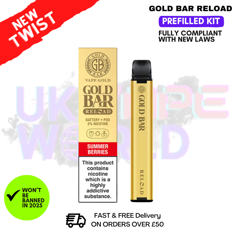 Summer Berries Gold Bar Reload Prefilled Pod Kit