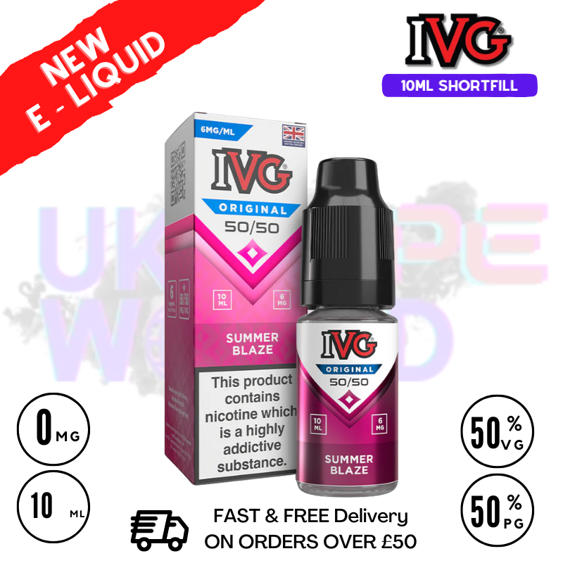 IVG Original 50:50 Eliquid Box Of 10